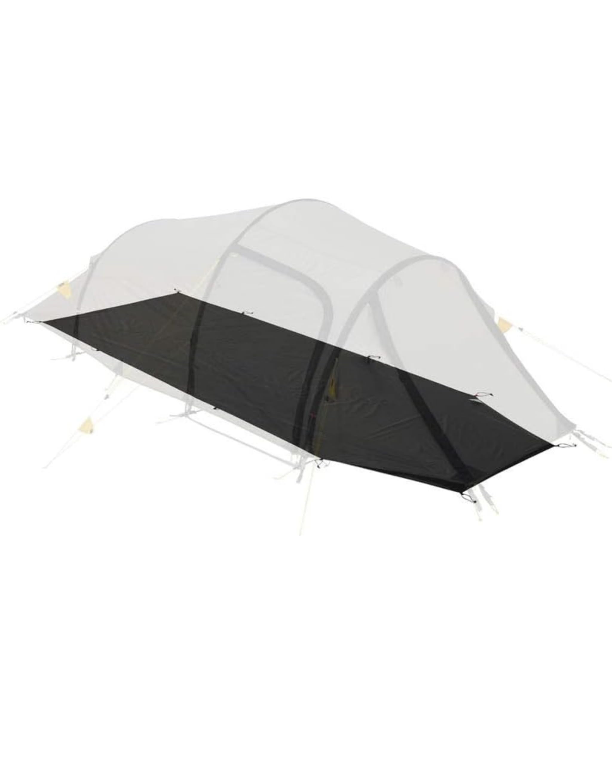 Wechsel Groundsheet Outpost 2 I Schwarz I robuste Zelt-Unterlage Boden I Zeltplane wasserdicht mit 7000mm Wassersäule I Bodenplane aus 75D Polyester I Camping-Plane zum Schutz vor Nässe & Schmutz