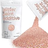 Hemway | Glitter Paint Additive for Emulsion / Acrylic Water Based Paints 100g (Rose Gold Holographic)