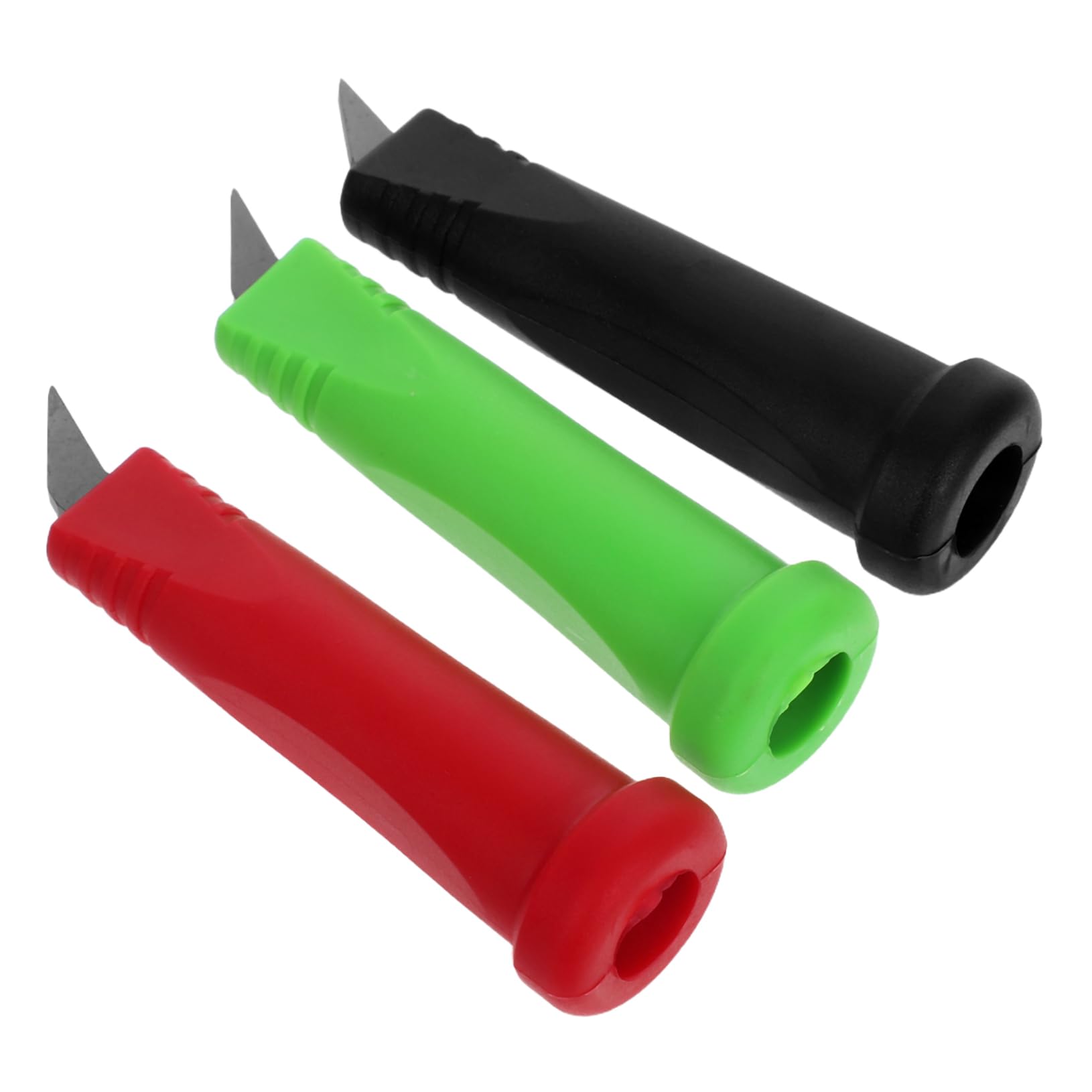 Kisangel Embouts De Bâtons De Ski en Carbure De Tungstène 3 Pièces Antidérapants Compatibles Bâtons De Randonnée Vert Noir Rouge pour Randonnées en Plein Air Équipement De Montagne