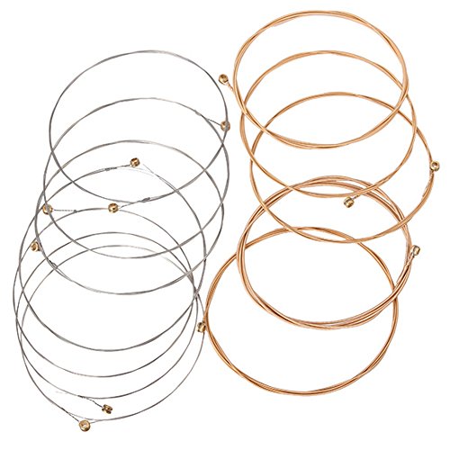 Yibuy 12o[h 12{Zbg S[h+Vo[ AR[XeBbNM^[ Coated Copper wound Set 12