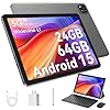 Android 14 Tablet 10.1 pulgadas Tablet 2024 Últimas tabletas con teclado Mouse 10GB+64GB 1TB Expandir 6000mAh Procesador Octa-Core Cámara dual WiFi 1280×800 IPS 18W Carga rápida (negro)