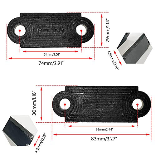 CDHPOWER Motor Mount Rubber Gaskets for Gas Motorized Bicycle 66cc/80cc/yd100