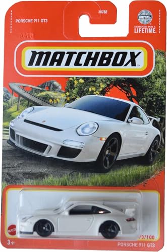 Matchbox Porsche 911 GT3 Blanco 73/100 miniatura 1