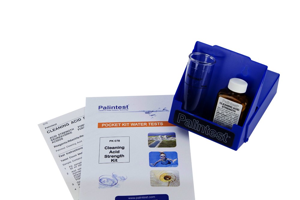 Palintest Analysen-Kit für Stärke Reinigungs-Säure, mit Reagenzien, 0-10% ppm