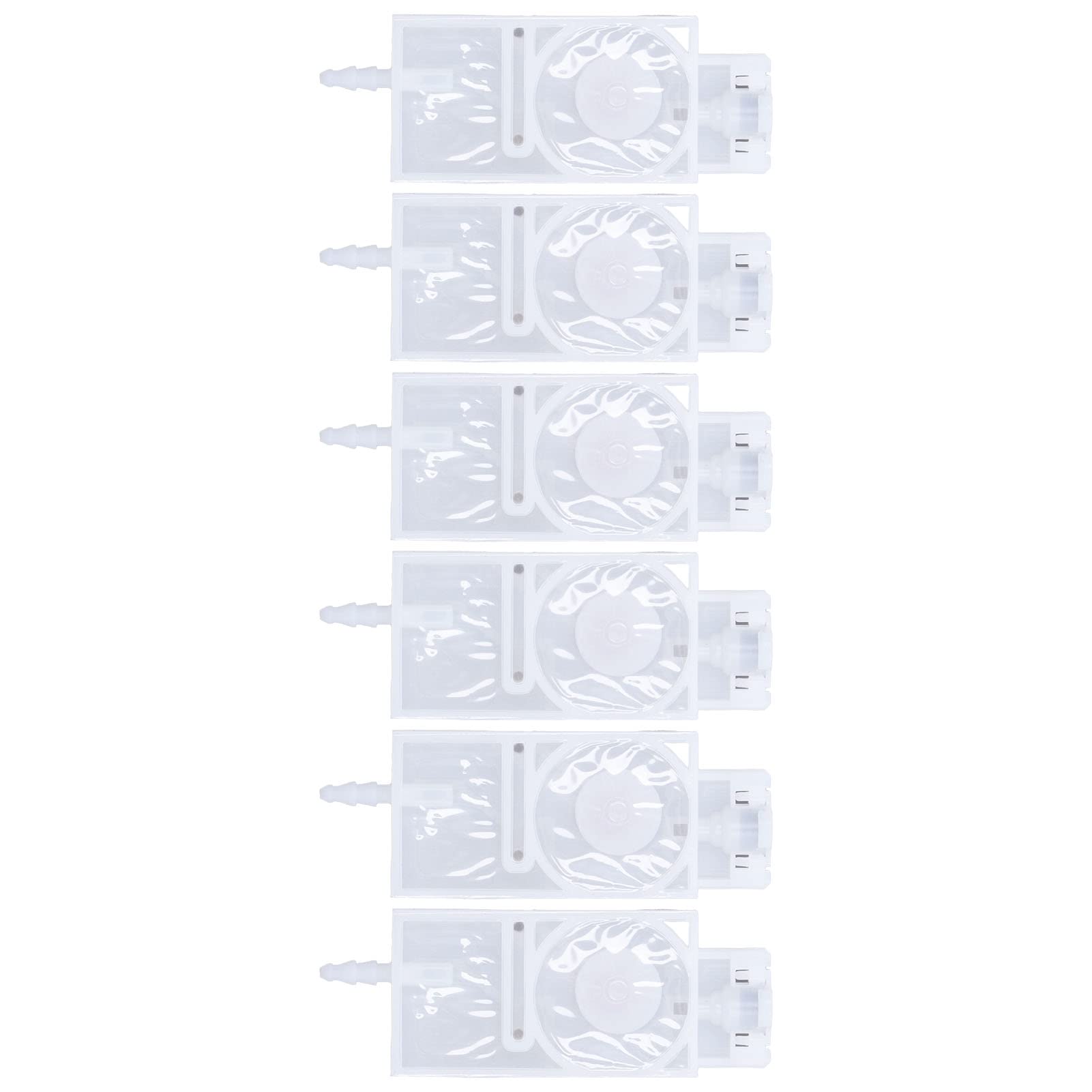 Amortisseur D'encre Remplacement de la Tête à Jet D'encre pour Imprimante XP600 - Amortisseur PP Rectangulaire de 6pcs - Forte Résistance à la Corrosion, Adaptée à L'encre de
