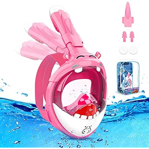 Máscara de Buceo Urmaxs Niño Hipopótamo Cover