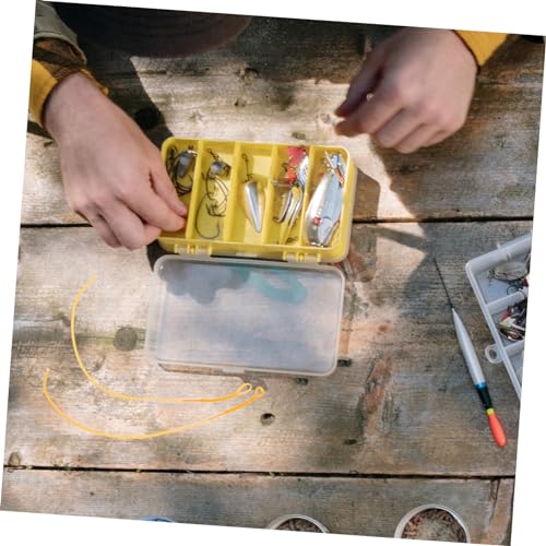 ibasenice 10 piezas línea de pesca líder de nylon miniatura 4