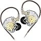 KZ EDX Lite 有線イヤホン イヤモニ インイヤー Wired Earphones 1DD 10mmアップダイナミックドライバ ゲーミング 耳掛け HIFI音質 遮音 重低音 ハイエンド 人間工学 低音強化 リケーブル対応 スポ一ツ/音楽モニター/ゲーム用 多機種対応 (透明, マイクなし)
