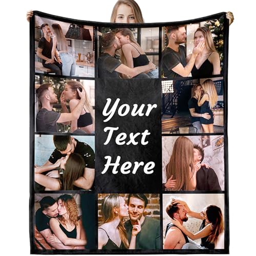 VICVIK Personalisierte Decke,Decke mit Foto Personalisiert Decke mit Foto,...