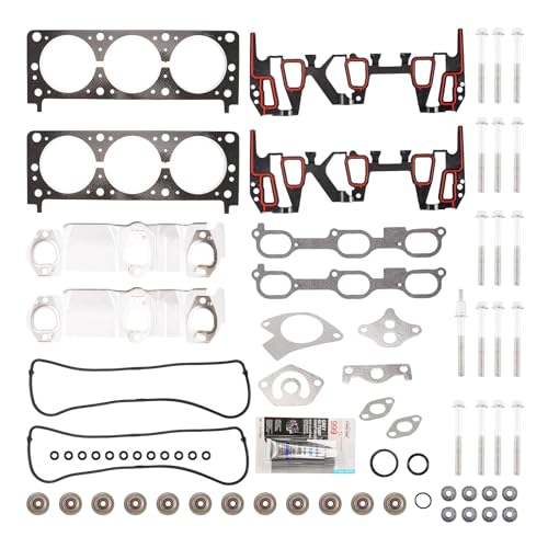Image of SIZZER 29Pcs Engine Cylinder Head Gasket Kit for 95-99 Century /Lumina /Monte Carlo /Grand Prix,95-98 Skylark /Achieva /Grand Am,95-97 Cutlass Supreme,97-99 Malibu /Cutlass Replace# HS9957PT2 /HS9957PT-2
