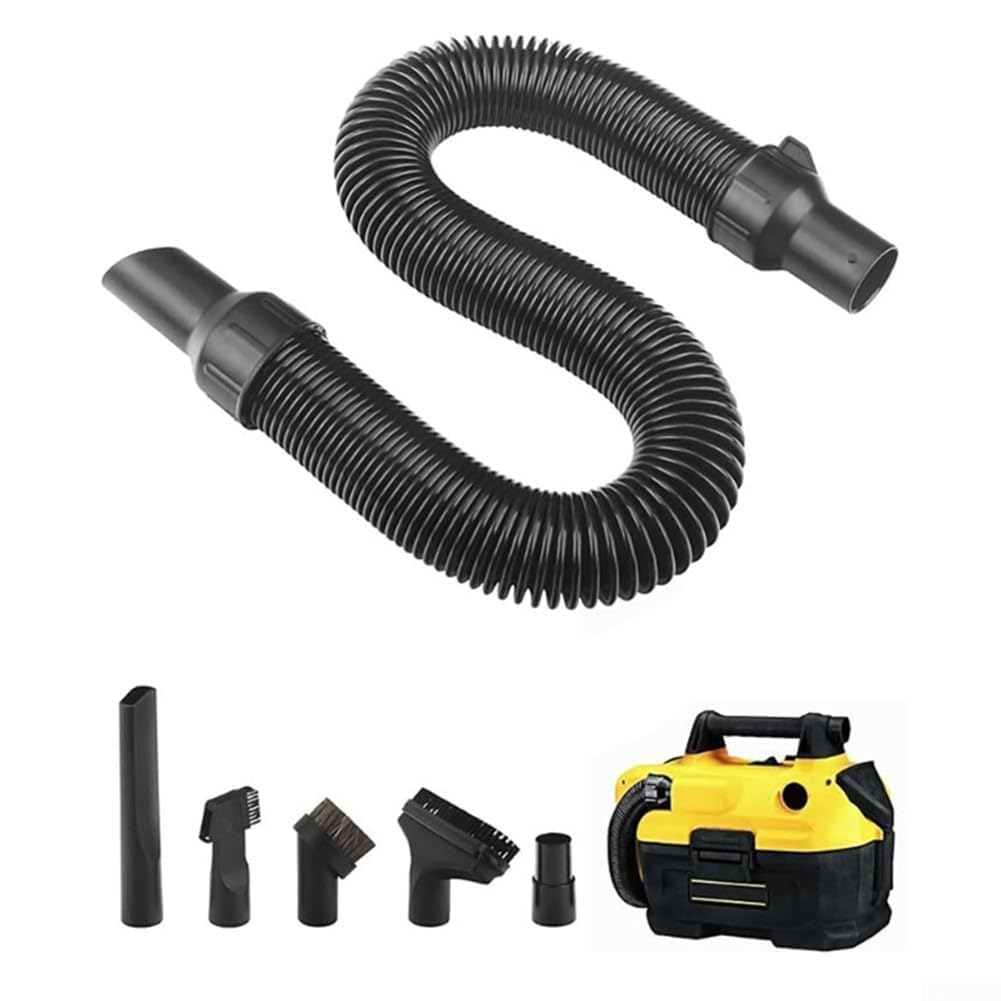 5140128-68 Replacement for De-Walt Vacuum Hose DCV580 DCV581H Models, 6-Piece Replacement Hose Assembly Set with Adapters and Brushes Vacuum Cleaner Accessories