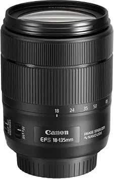 Canon Canon EF-S 18-135mm f/3.5-5.6 is USM Japan Import-, Black 1276C005