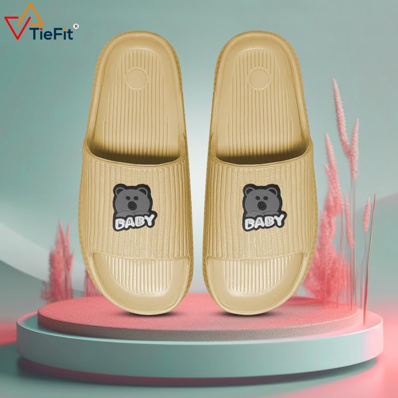 Image of TieFit EVA Slides for women's Comfortable & Light Weight | Ultra Soft Slippers /Sliders for Adult
