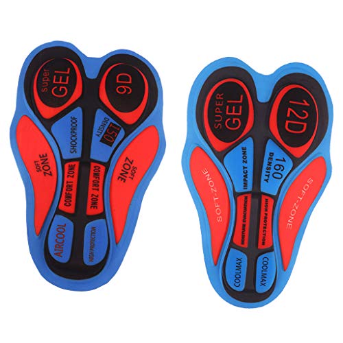 #N/a Calça de Ciclismo de 2 Unidades, Almofada de Substituição, Cuecas, Almofada, Acessórios