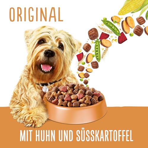 Beneful Original Hundefutter trocken, mit Huhn und Süßkartoffel, 6er Pack (6 x 1,4kg)