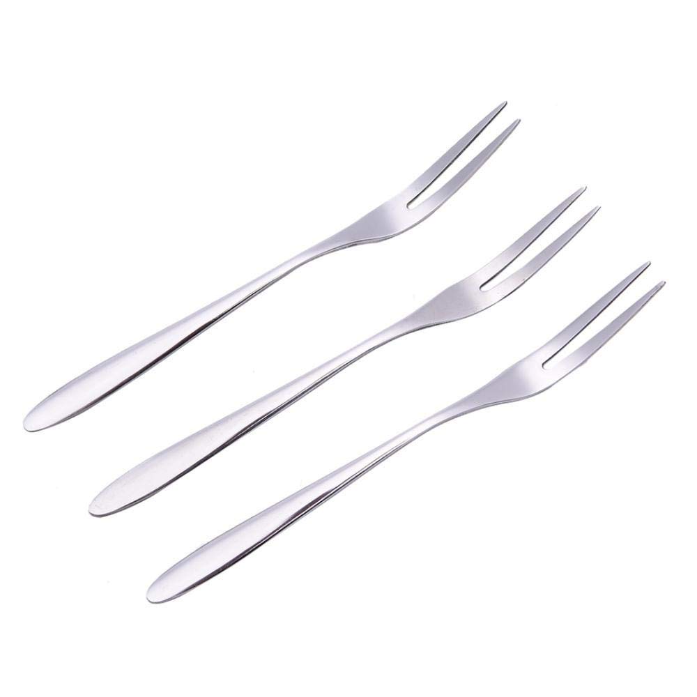 JZLL304 stainless steel fork, salad fork, dessert fork, appetizer fork, fruit fork (10 pieces)