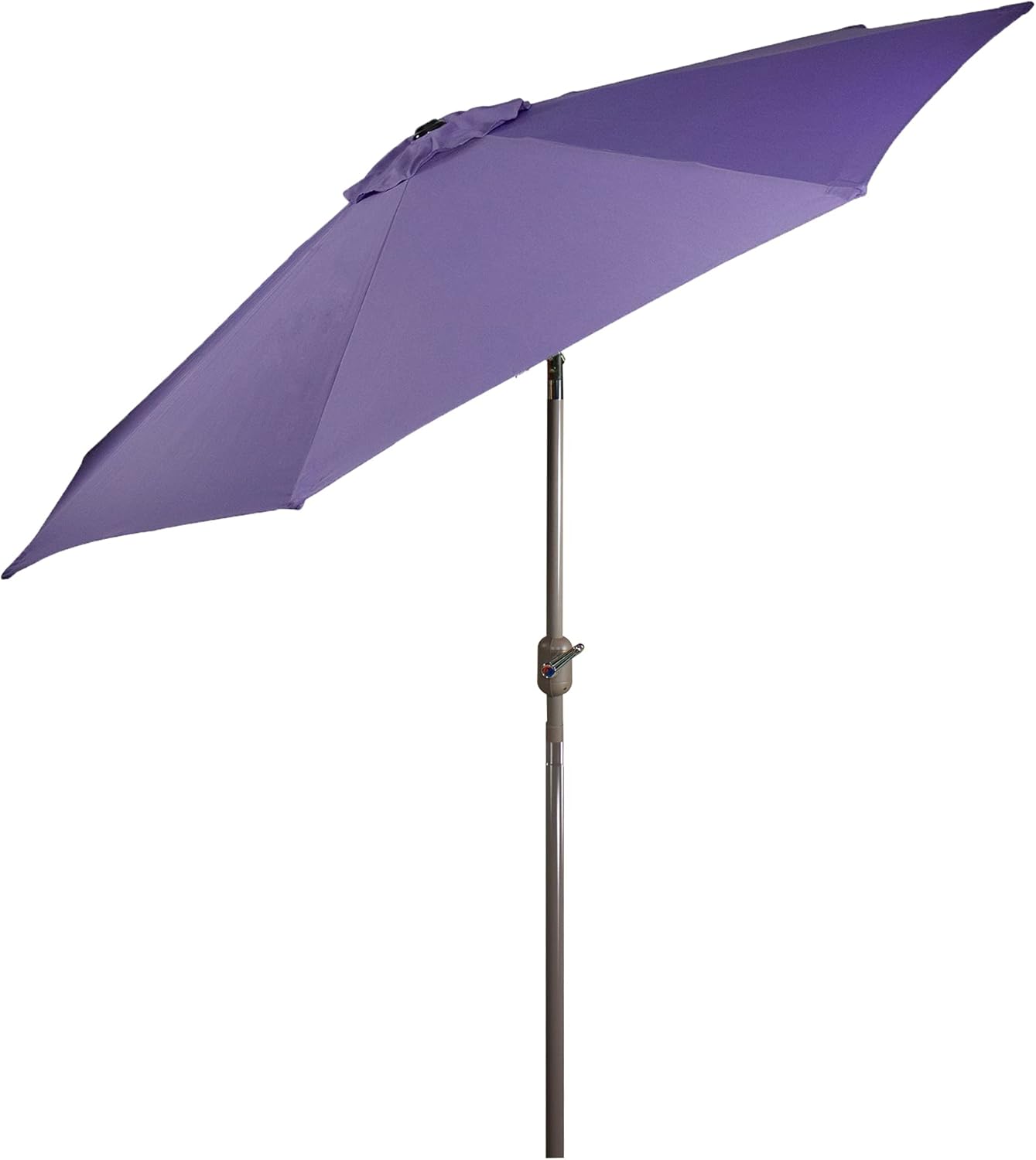 Northlight 9ft Outdoor Patio Market Umbrella with Hand Crank and Tilt - Purple