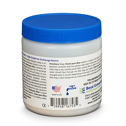 Boyd Enterprises Chemi-Pure Aquarium Filtration Media, 5.5-Ounce, Blue - Image 5