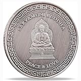 Strugglejewelry Buddha Statue Challenge Coin Lucky Zen Decor