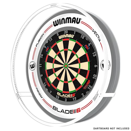 WINMAU Plasma Ice Dartboard Lichtpaket - Weißes 360-Grad-Licht...