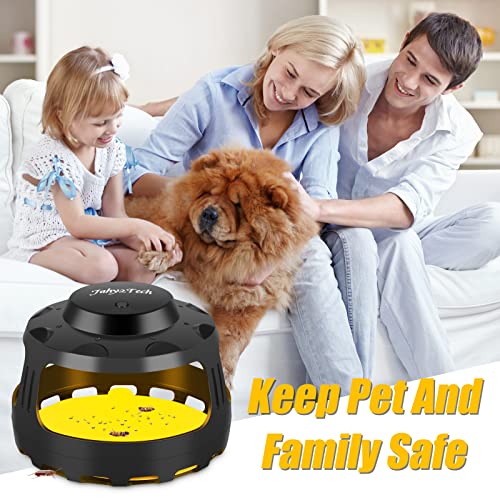 2 Pack Flea Traps For Inside Your Home With Light, Flea Killer Trap Pad Bed Bug Traps With 20 Glue Discs Odorless Flea Light Trap For Ants,Cockroaches,Tick,Flea,Bug Catcher,Roach #TOP2