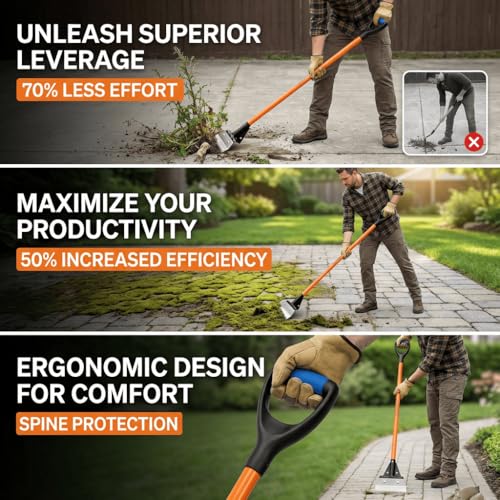 47.7'' Heavy-Duty Shingle Removal Shovel