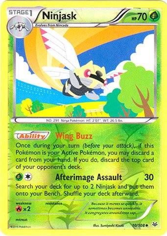 任天堂 - あき Amazon.com: Pokemon - Nincada (9/108) - XY Roaring Skies