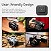 Zeniko ZF04 Mini Camera Flash Speedlite - 2 Brightness Levels, 6500K±200K CCT, Aluminum Hot Shoe Flash with S1/S2/Sync9 Multi-Trigger, Compatible Sony zv1/Canon/Nikon/Fuji/Olympus/Panasonic (Silver)