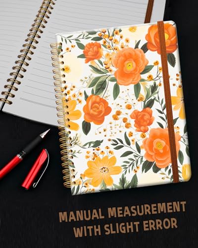 Carnet d'écriture à spirales de qualité supérieure avec couverture rigide format A5