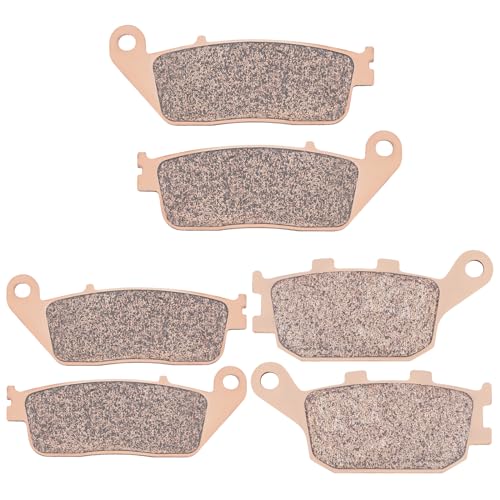 AHL Front & Rear Brake Pads Set for Honda CBF600 NA4/NA5/NA6/NA8/NA9 (ABS Models) 2004-2006 (Sintered copper-based)