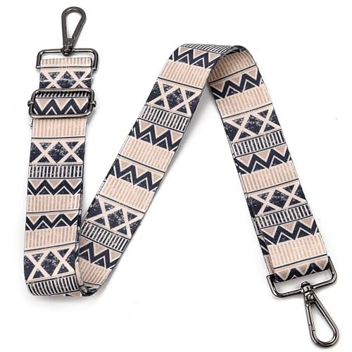 Image of Purse Strap Gold Hardware Replacement Crossbody Bag Strap, Wide Adjustable Shoulder Strap