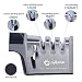 Afilador Cuchillos Profesional Amoladora De Cocina Kit Knife Sharpener,Afilado Pulido para Afilar...