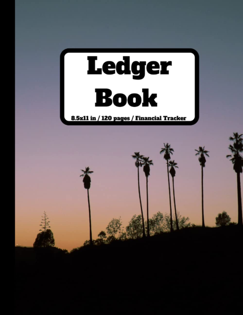 Ledger Book: Income and Expense Log Book For Small Business and Personal Finance (120 Pages, 8.5 x 11)(Sunrise)