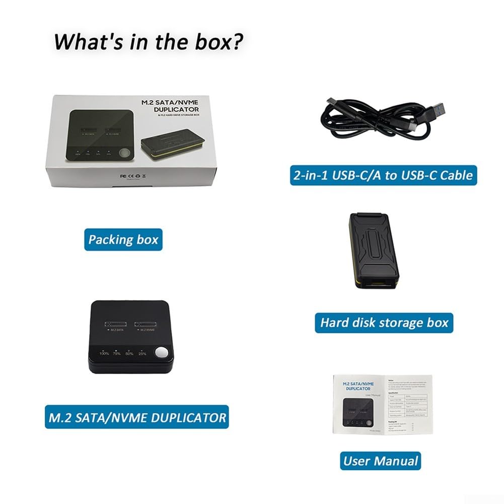 Two Bay M 2 dla SATA Clone Dock dla niezawodnych rozwiązań do powielania i tworzenia kopii zapasowych SSD