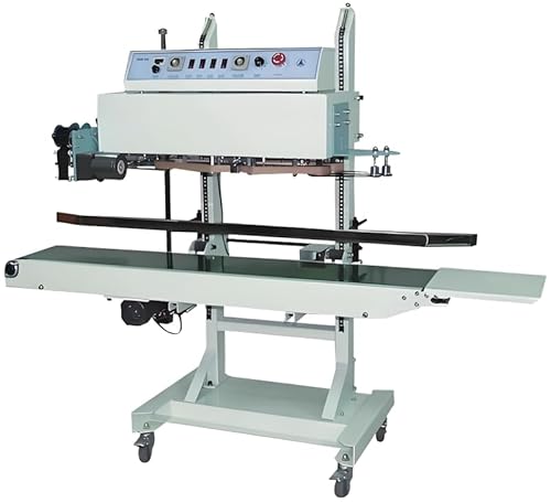 Nitrogen Gas Filling Sealing Machine Heat Band Sealer Continuous Flush Plastic Bag Sealing Machine