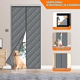 MYCARBON Magnetyczna kurtyna termiczna 80x210cm Wiatroszczelna
