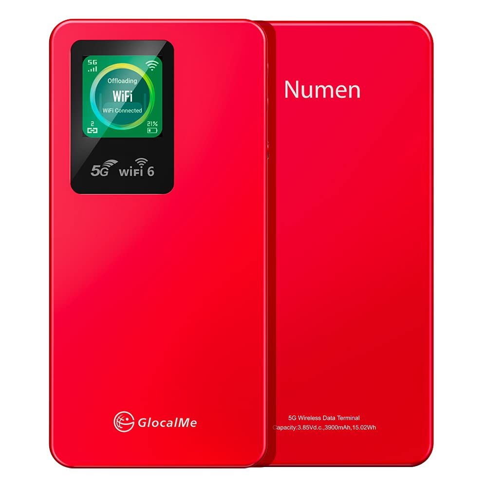 Amazon.co.jp: GlocalMe U5 Numen【公式販売】5G WiFi 6モバイルWi-Fi