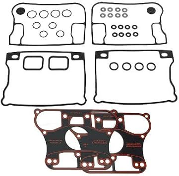 Genuine James Gaskets Rocker Gasket Kit Metal Compatible With 92-99 HARLEY FLSTC