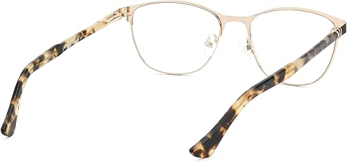 Miniatura 6 de Zeelool Gafas de metal Browline Rectángulo de bloqueo de luz azul Gafas de computadora para mujeres ZJGM359523