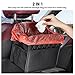 LXUNYI Car Organizer Back Seat, Waterproof Pu Leather Car Seat Storage Bag Foldable Universal Hanging Seatback Organizer for Kids & Adults Travel road Trip Essentials