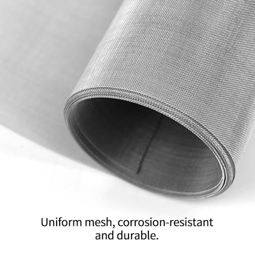 Gewebter Draht 120 Mesh, 1 Rollen 30 * 100 cm 304 Edelstahl-Mesh-Bildschirm für Heimwerker, Lüftung, Filter, Sicherheit, Fenster & Garten usw.