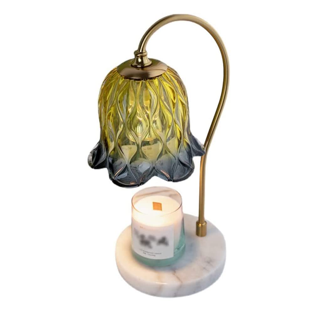 AAPIE Lampada scaldacandele Senza Fiamma Lampada elettrica con Fusione di Cera Lampade riscaldanti Regolabili per la Decorazione della Camera da Letto di casa Ufficio Yoga Room Bar
