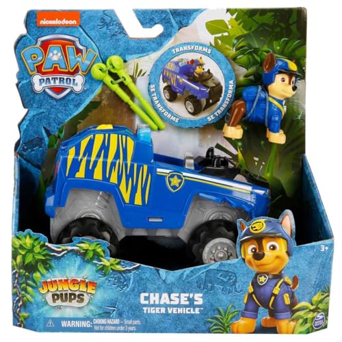 Spin Master Juguete 6067778 interactivo multicolor coche de rescate selva pups 4