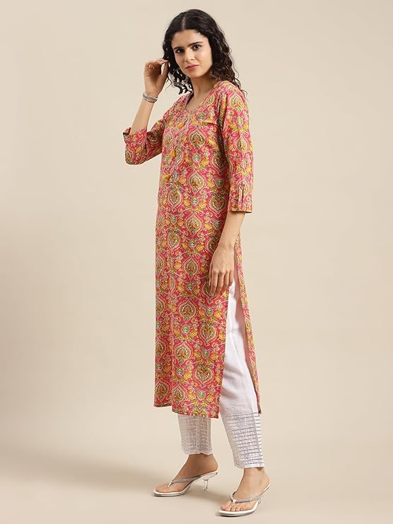Varanga Women's Kurta Set  Elegant, Comfortable, And Stylish, Perfect For Casual, Festive, Or Semi-Formal Occasions With Timeless Appeal