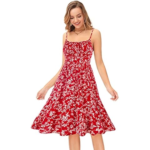 GRACE KARIN Floral Beach Dress for Summer Cover