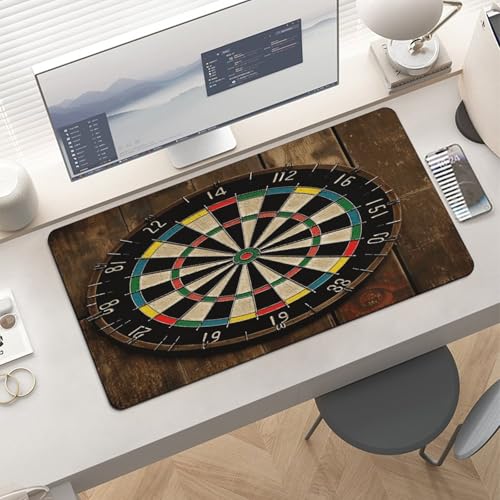 Tapete de escritorio grande para mouse con diseño Dart Board miniatura 6
