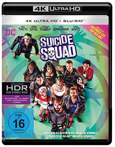 Suicide Squad inkl. Blu-ray Extended Cut (4K Ultra-HD + 2D-Blu-ray) (2-Disc Version) [Blu-ray]