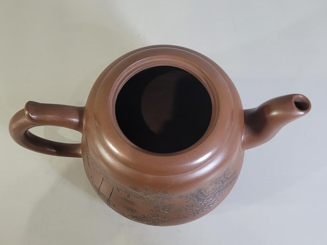 中国古美術・紫砂壺 盖款 :大生（范大生）宜興原鉱・紫泥急須・茶壺 中国古美術・紫砂壺 盖款 :大生（范大生）宜興原鉱・紫泥急須・