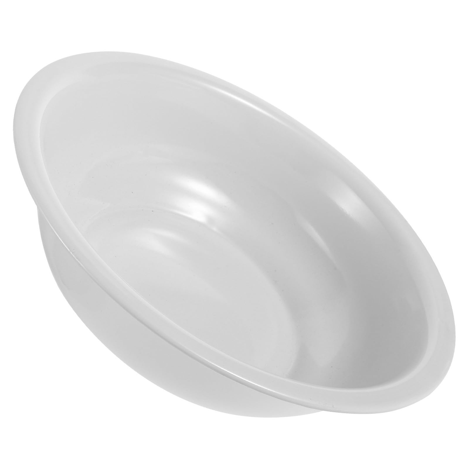 Cuenco esmaltado blanco CRAFTHROU de gran capacidad para mezclar y lavar verduras en la cocina