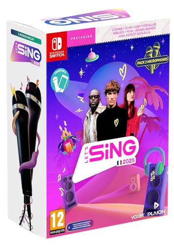 Let’s Sing 2025 Pack 2 Micros Nintendo Switch jeu de karaoké